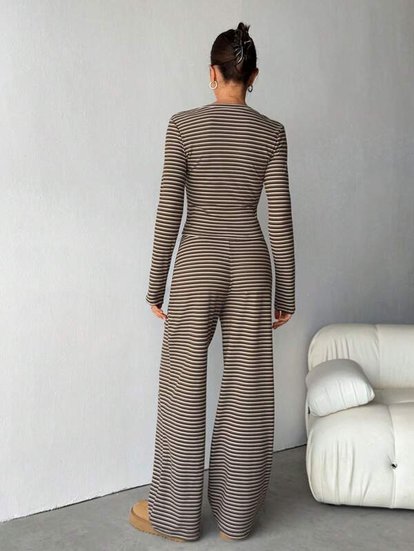 REEVE™ – Striped Relaxed Loungewear Set