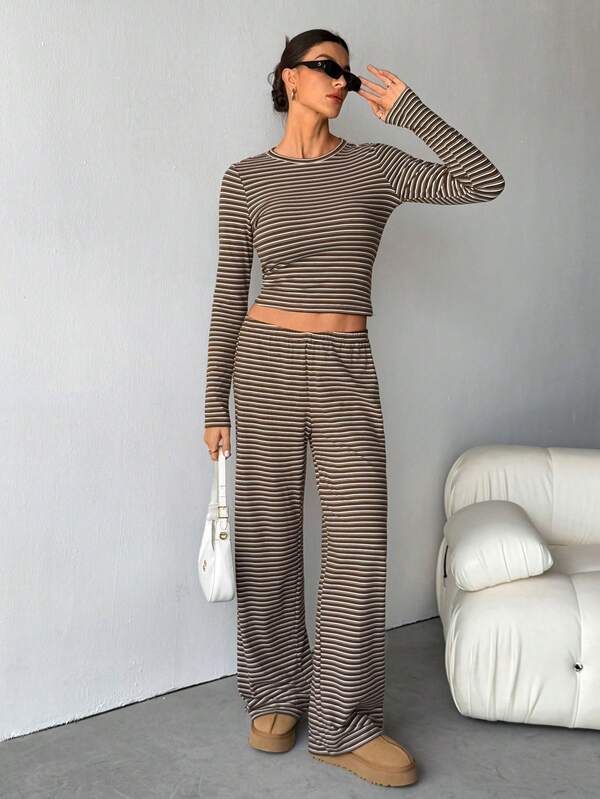 REEVE™ – Striped Relaxed Loungewear Set