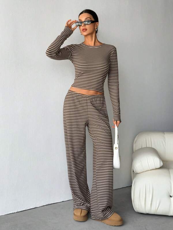 REEVE™ – Striped Relaxed Loungewear Set