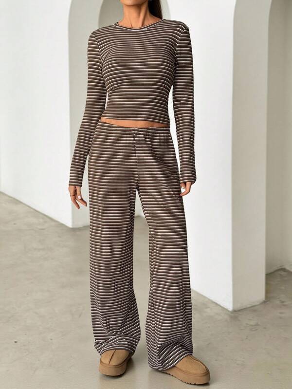 REEVE™ – Striped Relaxed Loungewear Set