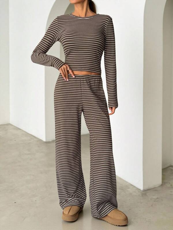 REEVE™ – Striped Relaxed Loungewear Set