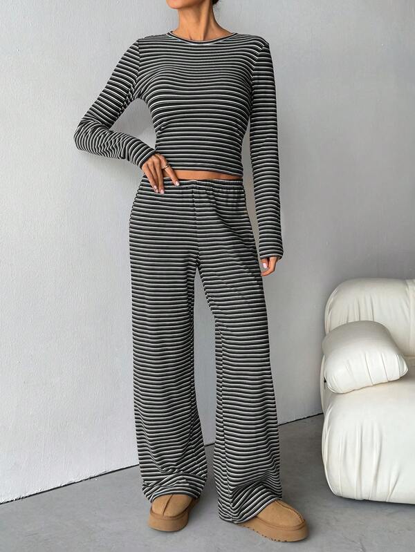 REEVE™ – Striped Relaxed Loungewear Set