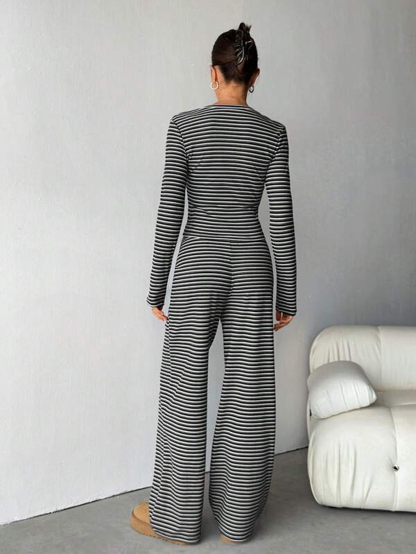 REEVE™ – Striped Relaxed Loungewear Set
