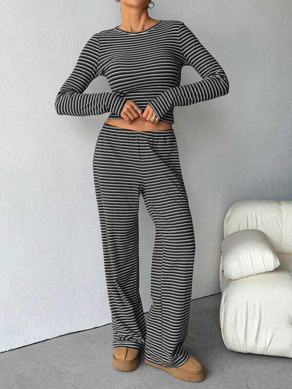 REEVE™ – Striped Relaxed Loungewear Set