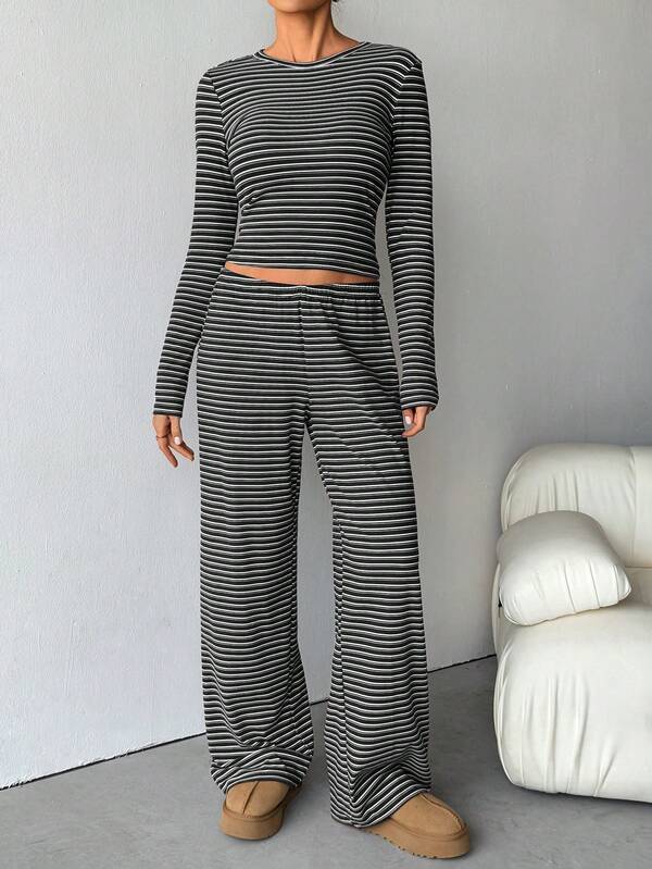 REEVE™ – Striped Relaxed Loungewear Set