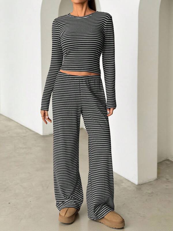 REEVE™ – Striped Relaxed Loungewear Set