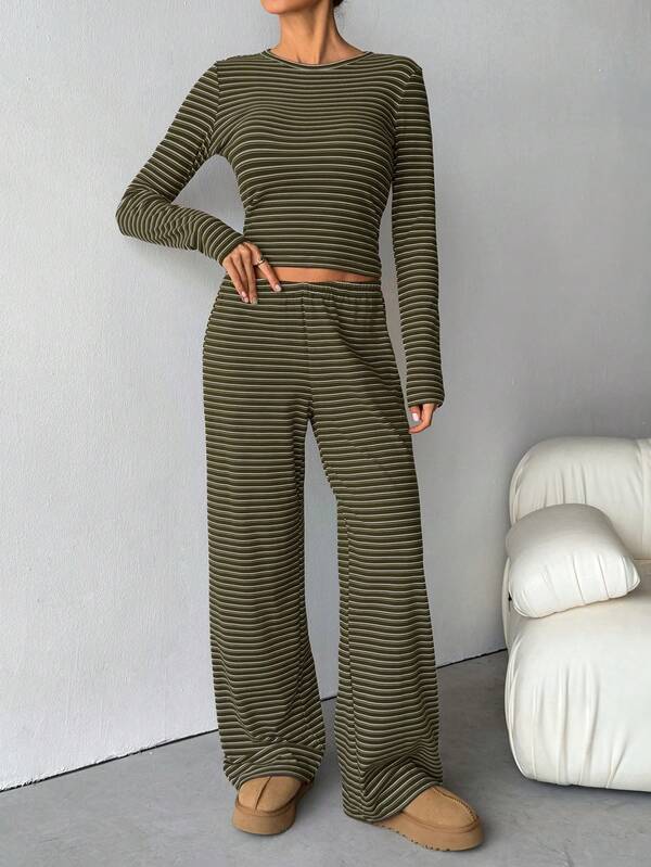 REEVE™ – Striped Relaxed Loungewear Set