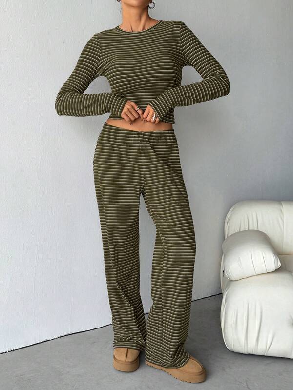 REEVE™ – Striped Relaxed Loungewear Set