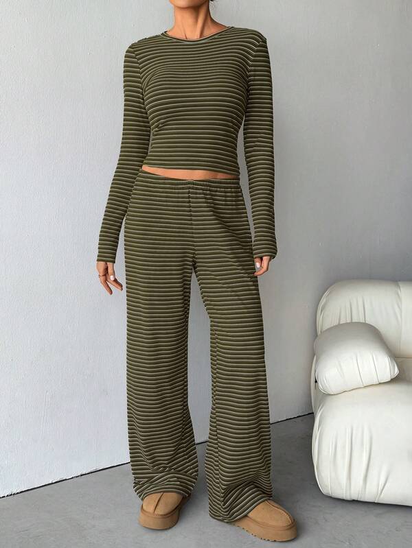 REEVE™ – Striped Relaxed Loungewear Set