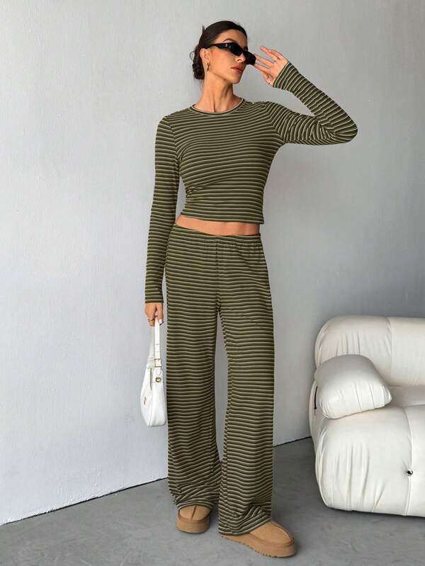 REEVE™ – Striped Relaxed Loungewear Set