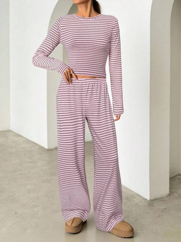 REEVE™ – Striped Relaxed Loungewear Set