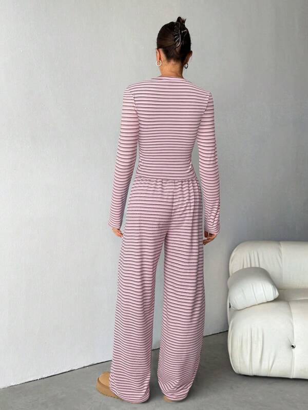 REEVE™ – Striped Relaxed Loungewear Set
