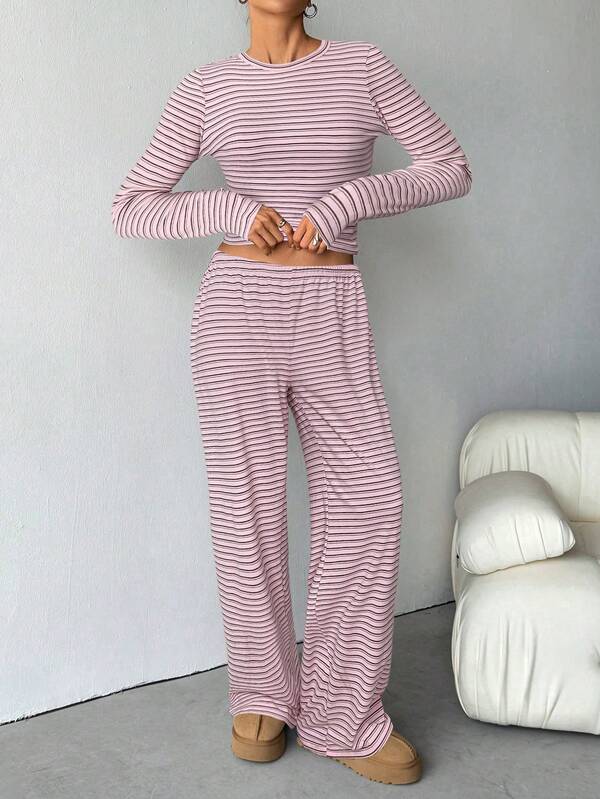 REEVE™ – Striped Relaxed Loungewear Set