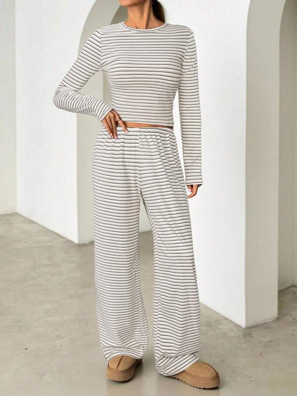 REEVE™ – Striped Relaxed Loungewear Set
