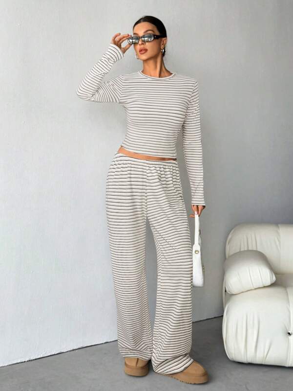 REEVE™ – Striped Relaxed Loungewear Set