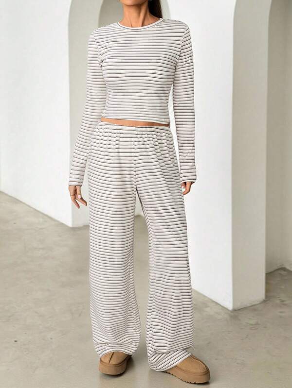 REEVE™ – Striped Relaxed Loungewear Set