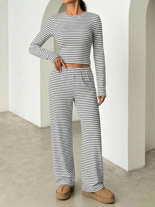 REEVE™ – Striped Relaxed Loungewear Set