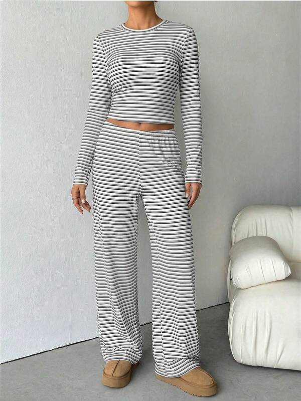 REEVE™ – Striped Relaxed Loungewear Set