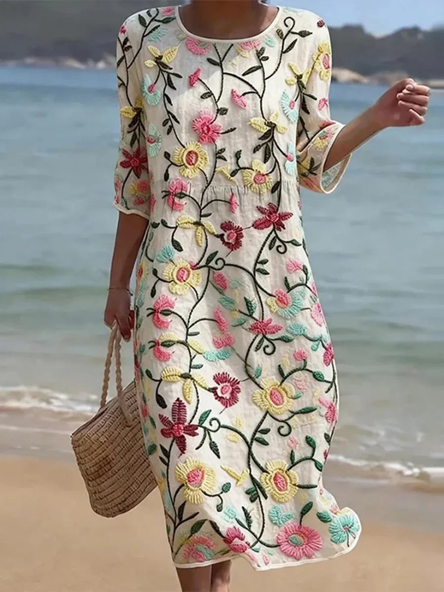 Rebecca | Floral Print Dress for Women