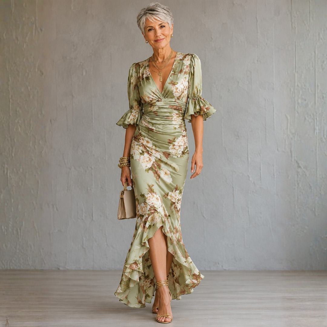 Anastasia | Satin Dress