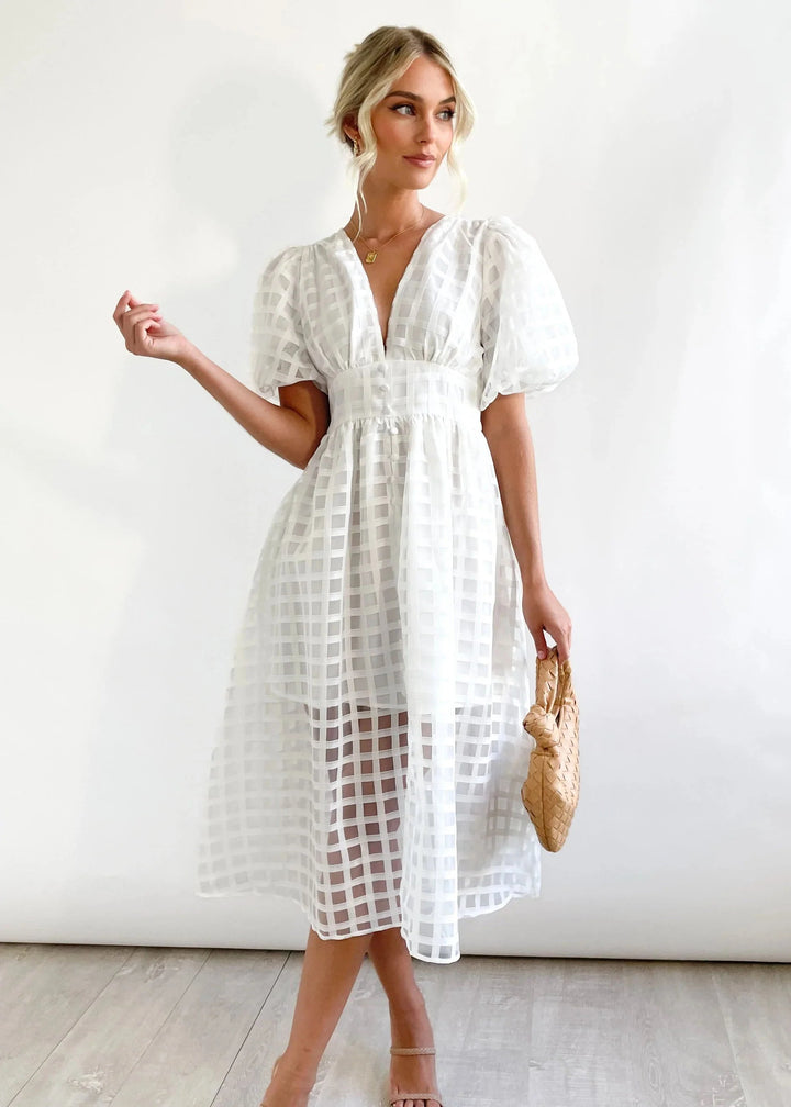 Julia - Elegant Summer Midi Dress