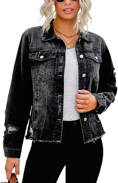 DENIM™ – Distressed Denim Jacket