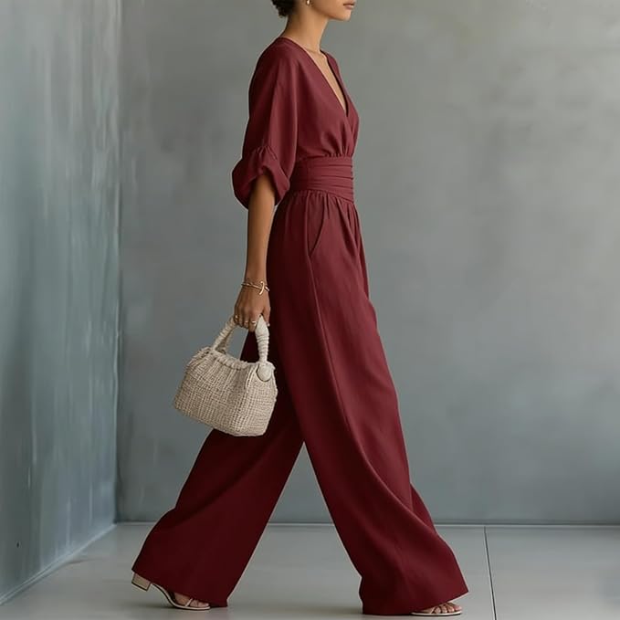 Georgina | Elegant Wide-Leg Jumpsuit