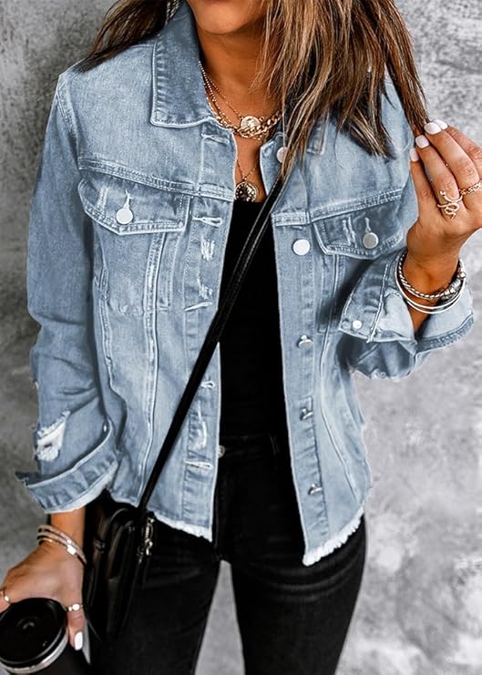 DENIM™ – Distressed Denim Jacket