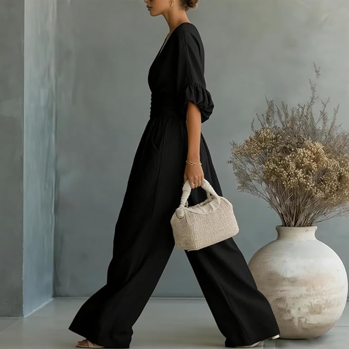 Georgina | Elegant Wide-Leg Jumpsuit