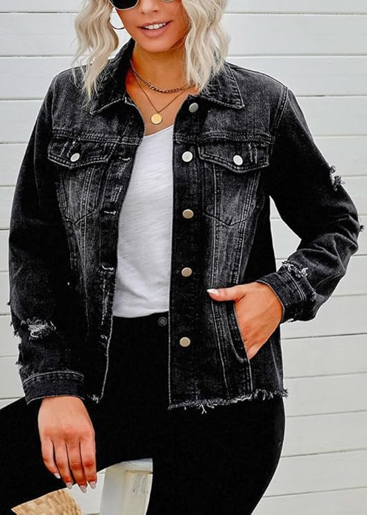 DENIM™ – Distressed Denim Jacket