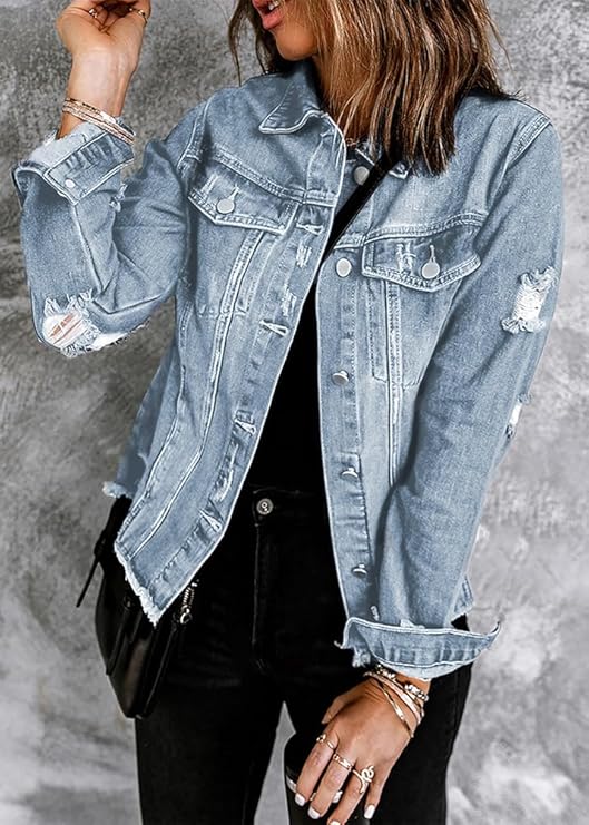 DENIM™ – Distressed Denim Jacket
