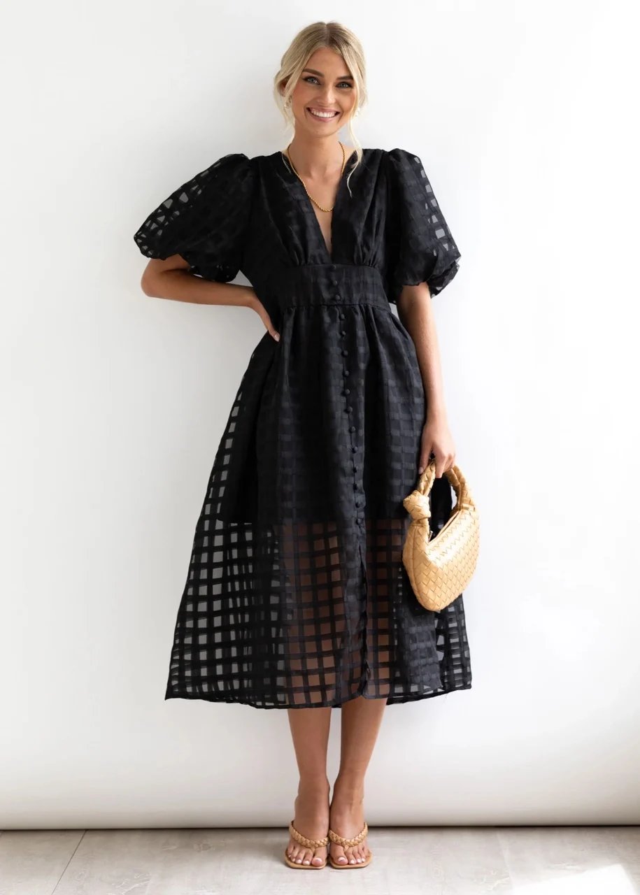 Julia - Elegant Summer Midi Dress