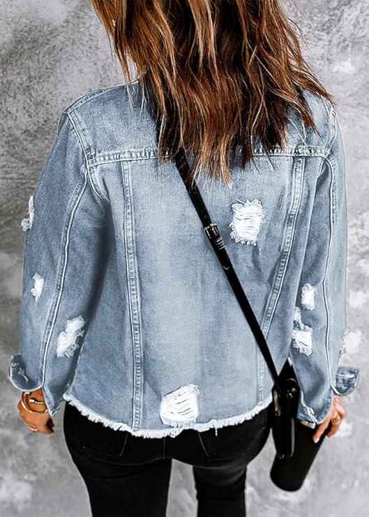 DENIM™ – Distressed Denim Jacket