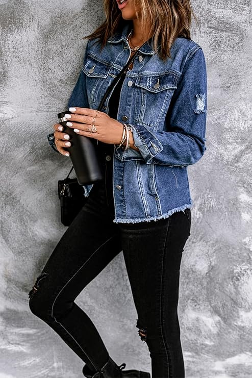 DENIM™ – Distressed Denim Jacket