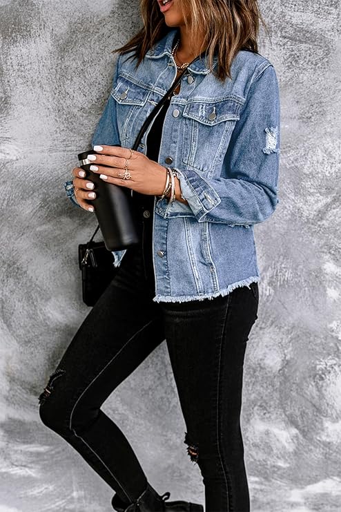 DENIM™ – Distressed Denim Jacket
