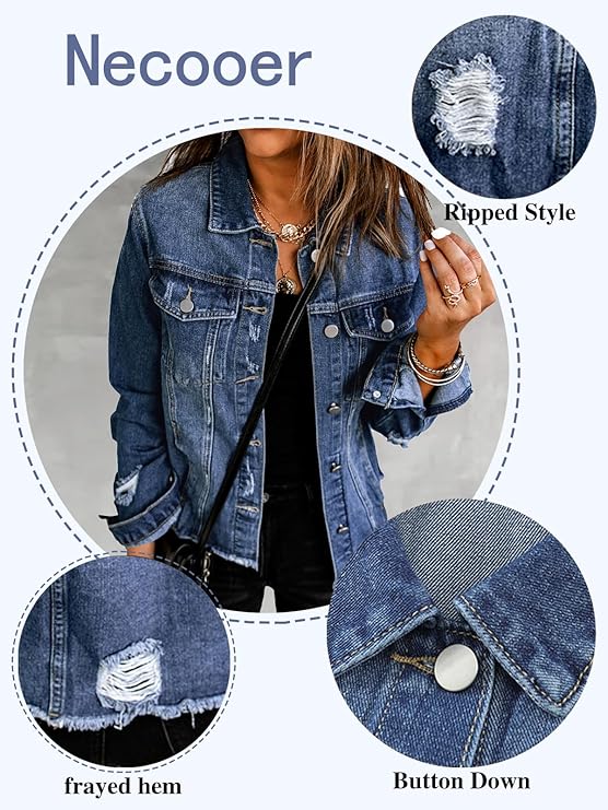 DENIM™ – Distressed Denim Jacket