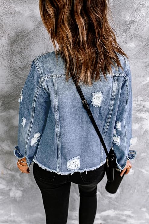 DENIM™ – Distressed Denim Jacket