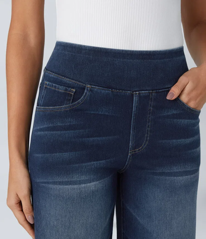Solène - Relaxed Fit Wide Leg Jeans