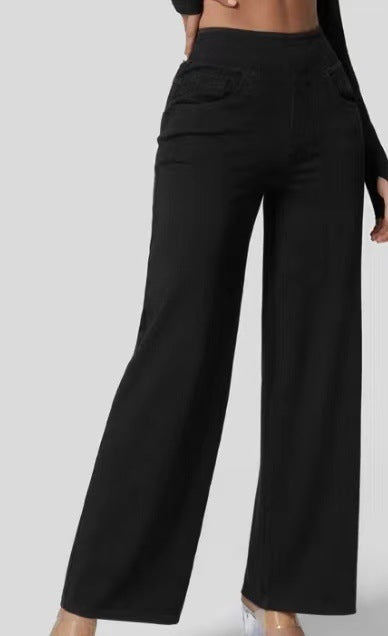 Solène - Relaxed Fit Wide Leg Jeans