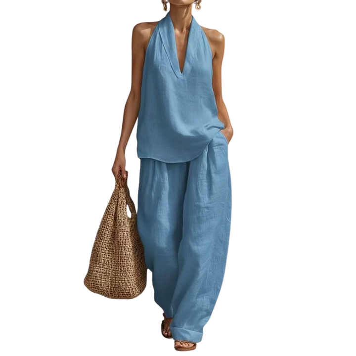 ZURI™ – Breezy Halter Two Piece Set