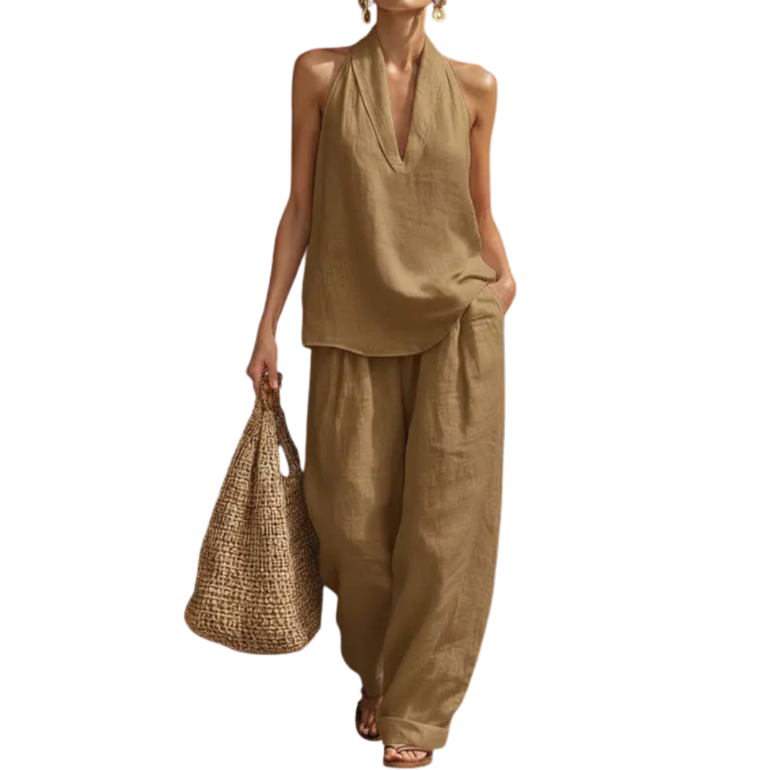 ZURI™ – Breezy Halter Two Piece Set