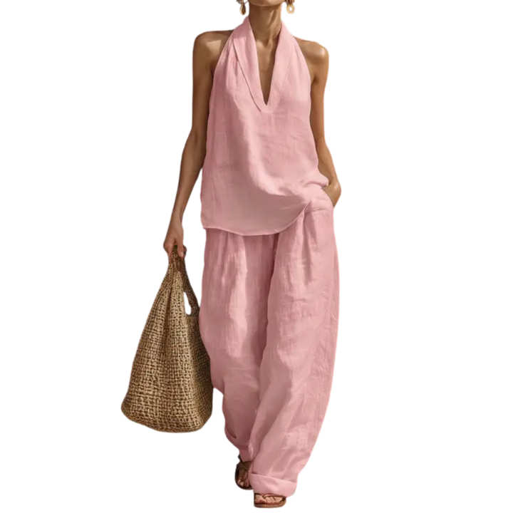 ZURI™ – Breezy Halter Two Piece Set
