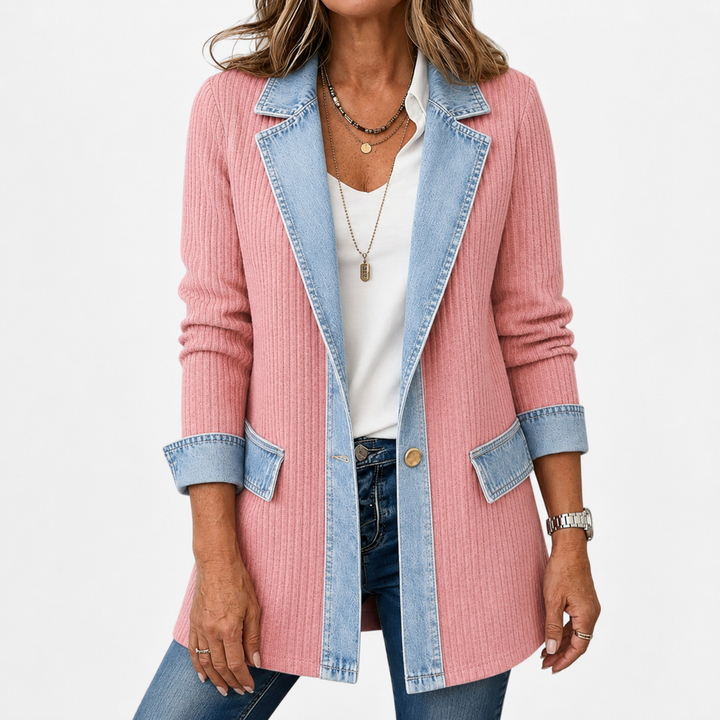 Margaret | Mixed Denim Jacket
