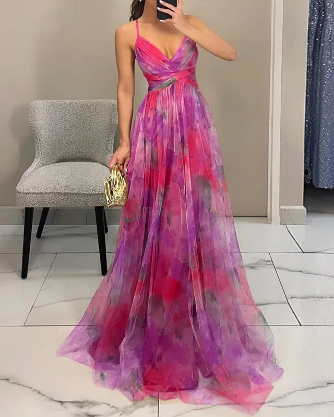 La Scintilla | Maxi Dress Floral Elegance