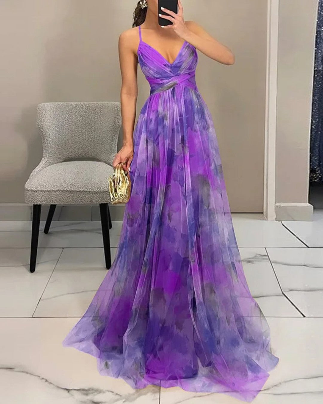 La Scintilla | Maxi Dress Floral Elegance