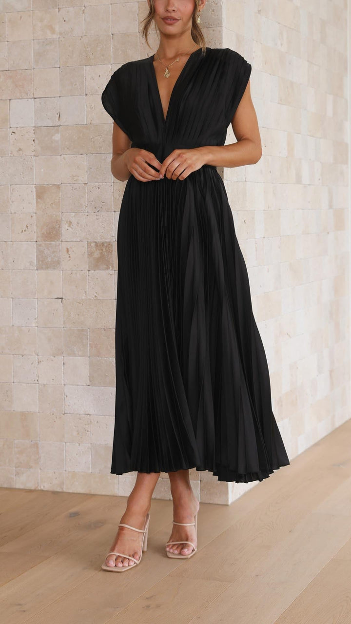 The Spark | Elegant Pleated Dress