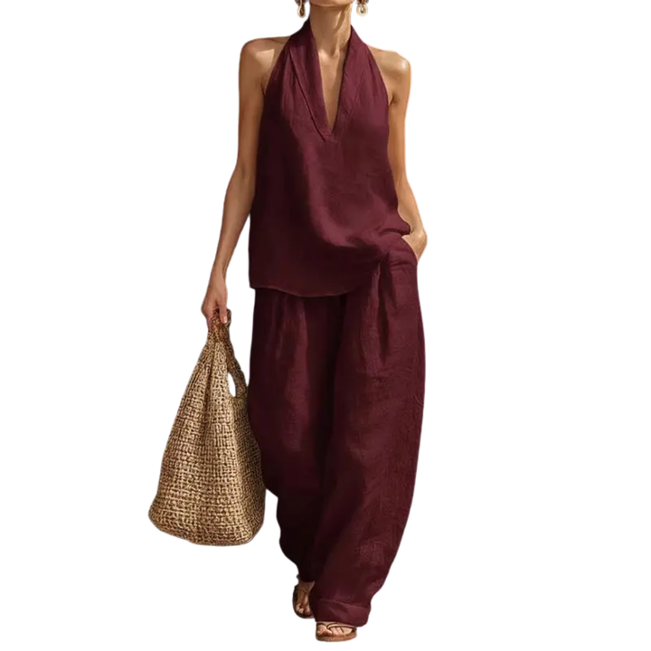 ZURI™ – Breezy Halter Two Piece Set