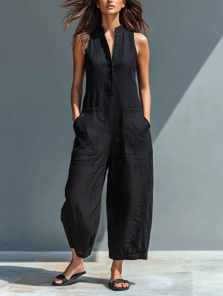 Misha™ | Minimalist Sleeveless Jumpsuit