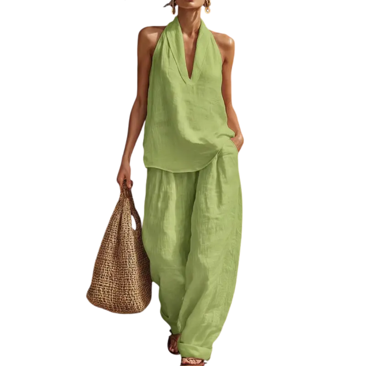 ZURI™ – Breezy Halter Two Piece Set