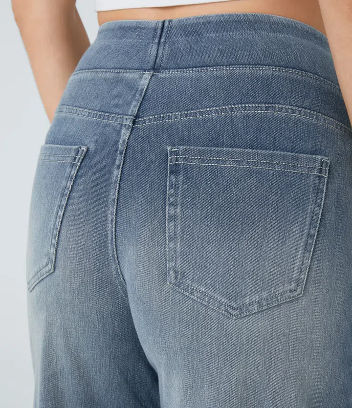 Solène - Relaxed Fit Wide Leg Jeans